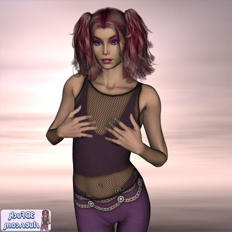 16P Redhead toon girl