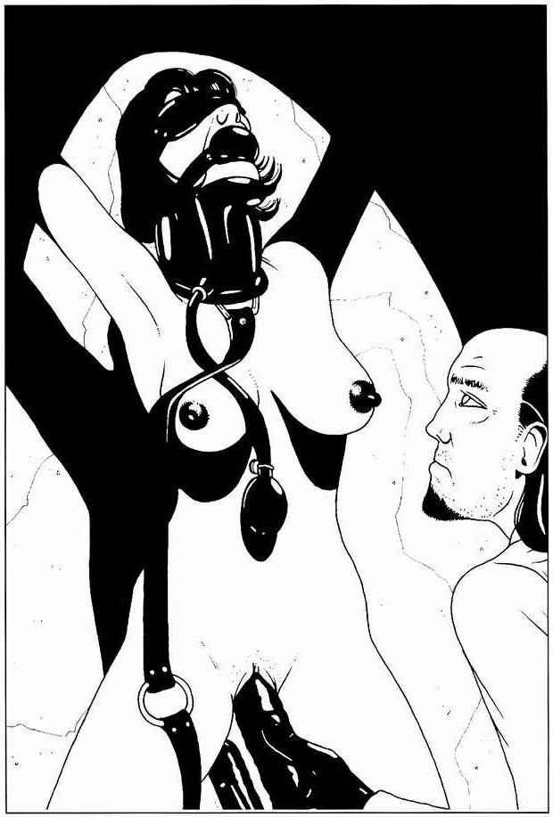 15P extreme and bizarre breast bondage art