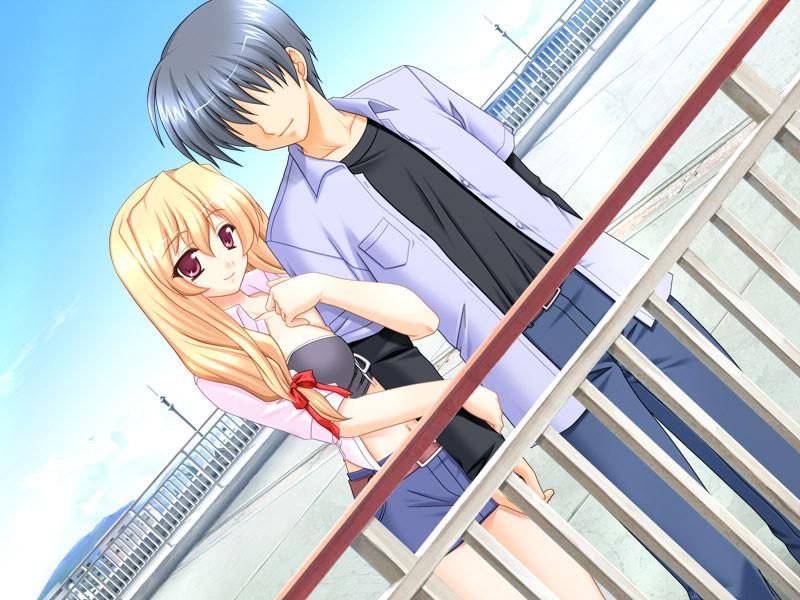 17P Blonde volumptuous hentai cheerleader in a school uniform