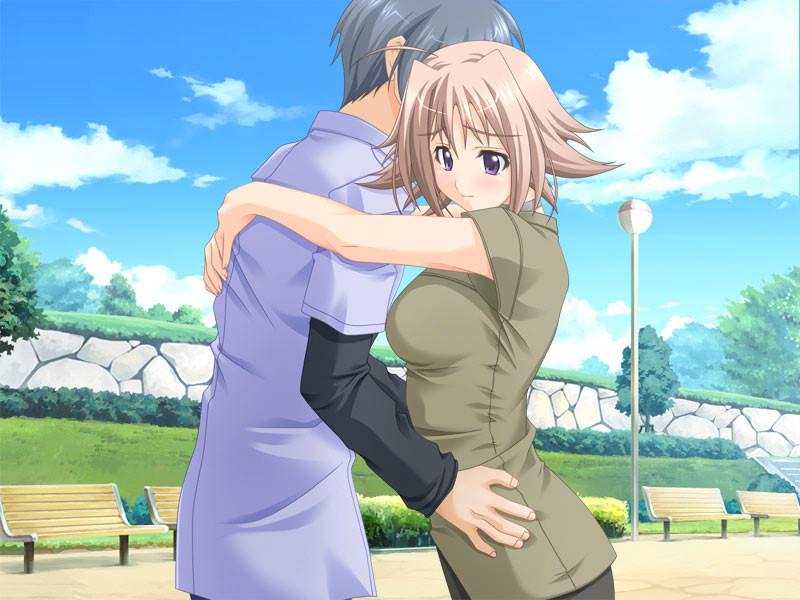 17P Blonde volumptuous hentai cheerleader in a school uniform