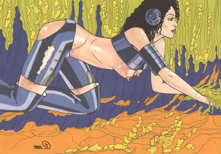 15P bizarre painful fantasy bdsm art