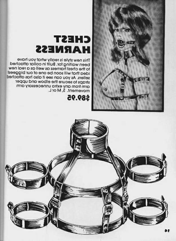 15P vintage skinny women bdsm devices art