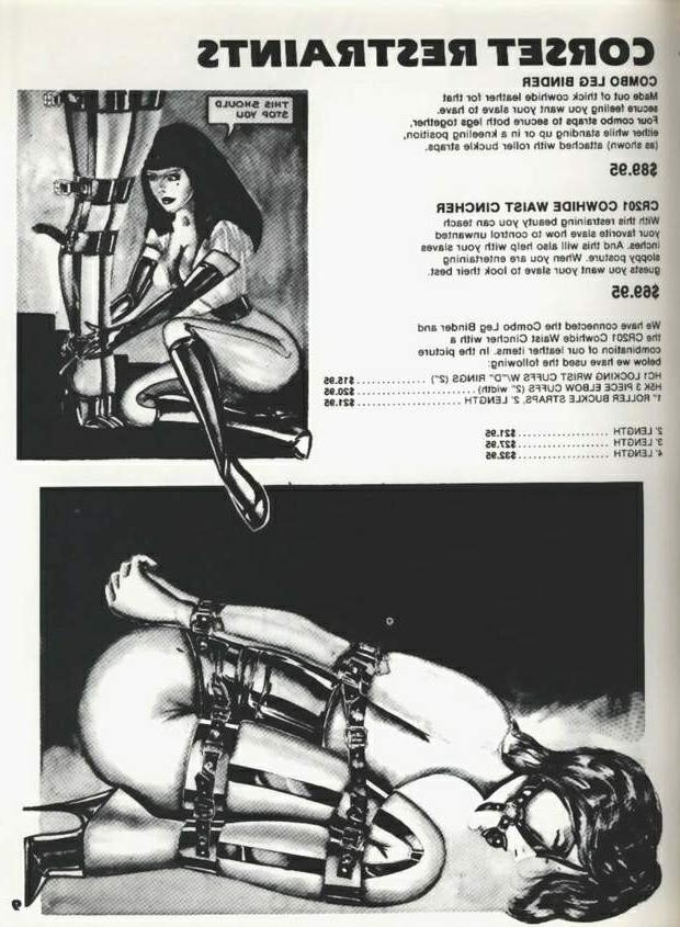 15P vintage skinny women bdsm devices art