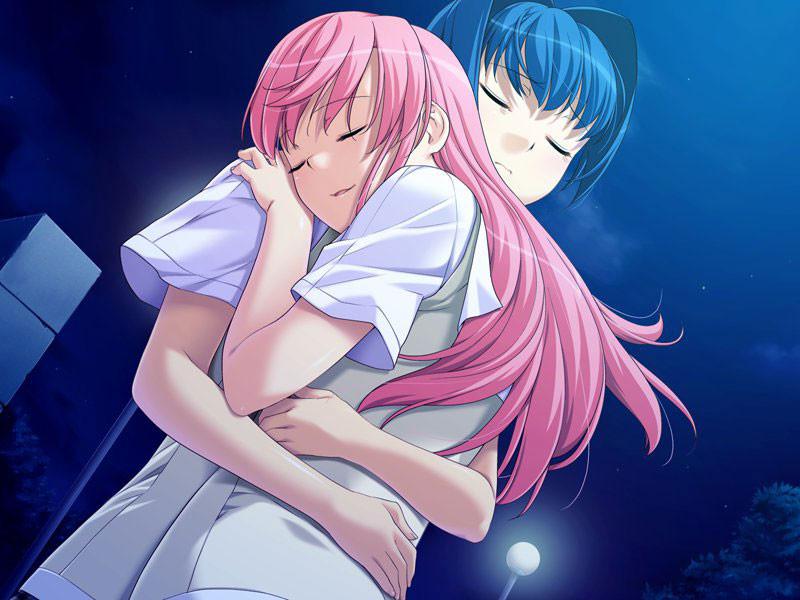18P Pink haired hentai teen with bouncy titties loves to masterbate