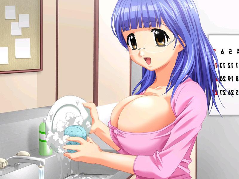 20P Big busty hentai bimbos love cum on their big nipples