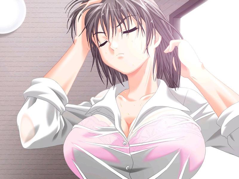 20P Big busty hentai bimbos love cum on their big nipples