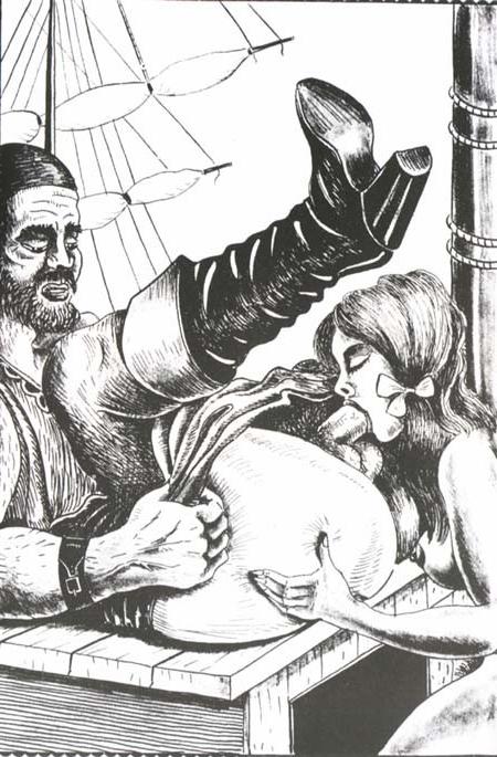 15P evil pirates force women to deepthroat