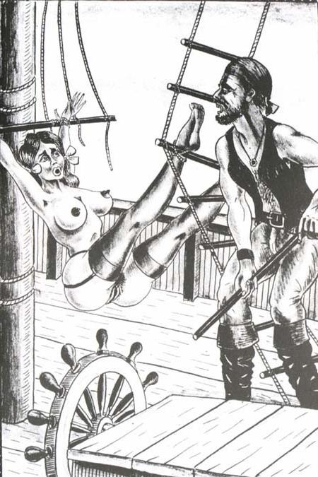 15P evil pirates force women to deepthroat