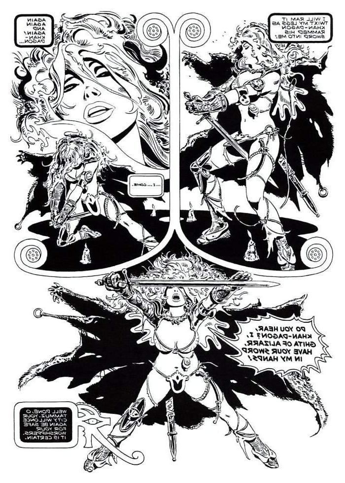 15P blonde warrior queen fantasy sex