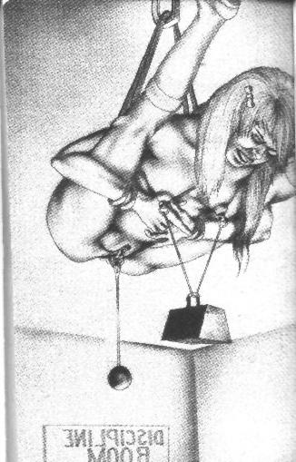 15P women tormented nipple rings pulled