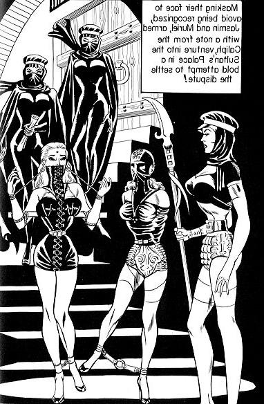 15P vintage female classic bondage art