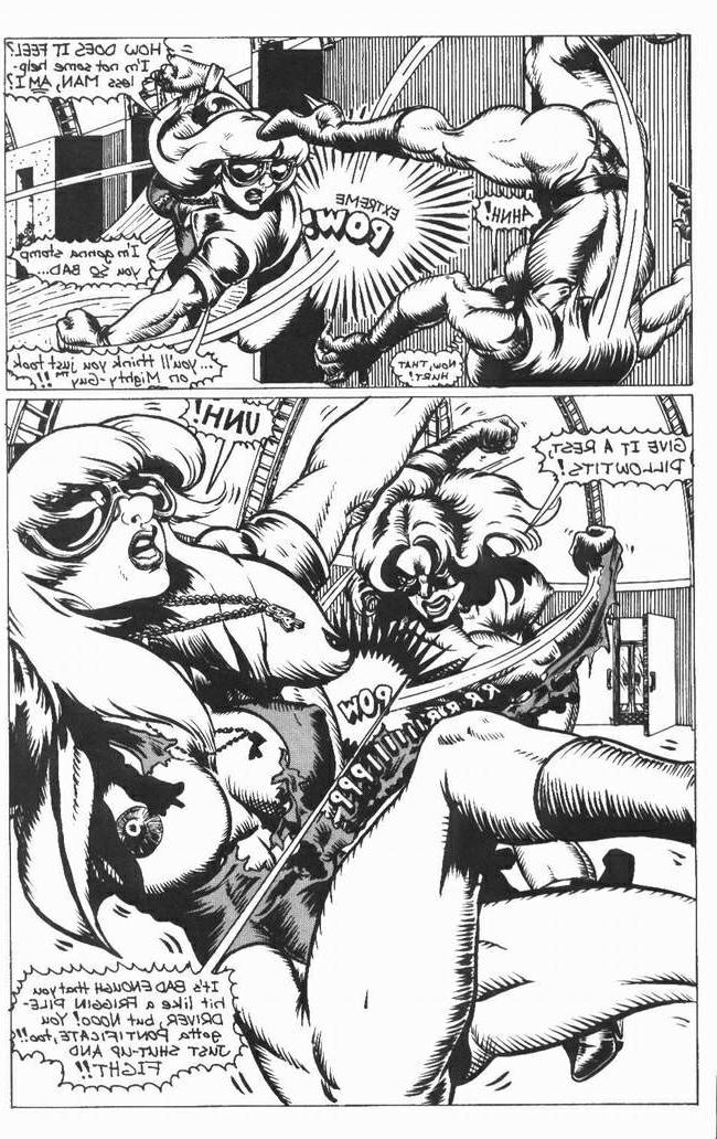15P lesbian super women fighting sex