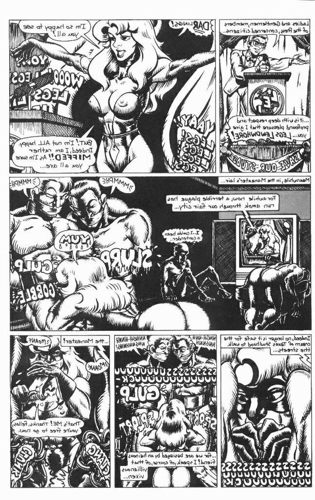 15P lesbian super women fighting sex