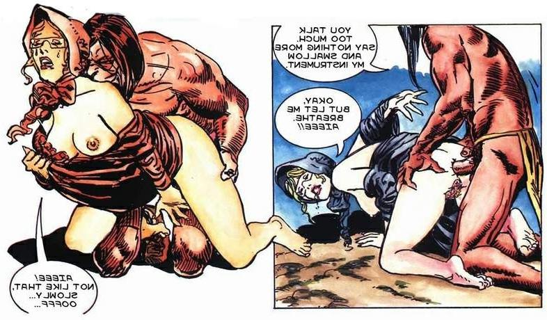 16P Western sex adult comics adventures