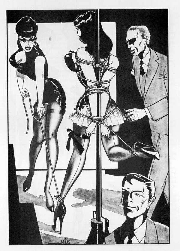 15P Latex-Leder und Ballknebel, weibliches Bondage