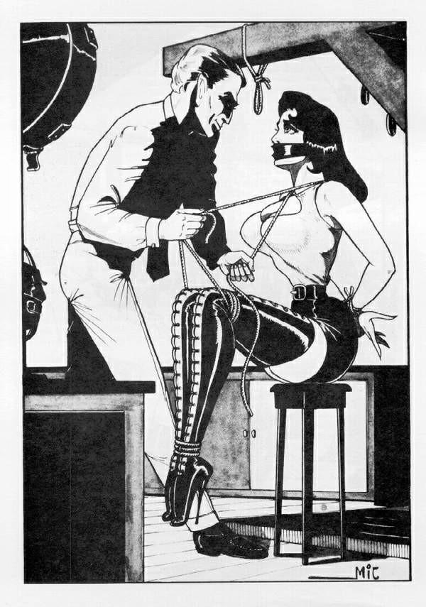 15P Latex-Leder und Ballknebel, weibliches Bondage