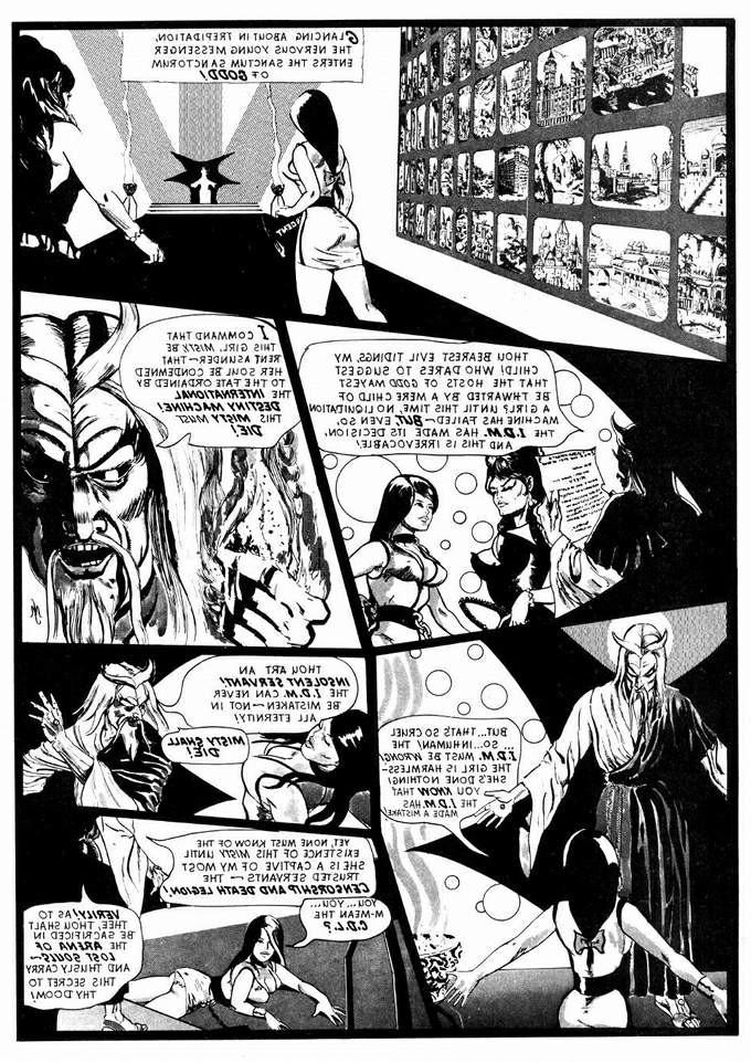 15P Greek godess in sexual fantasy comic