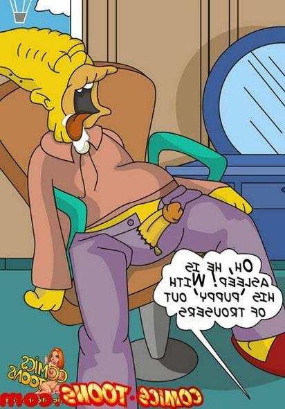 15P Obscene cartoon porn perverts of simpsons