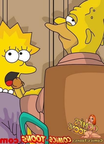 15P Obscene cartoon porn perverts of simpsons