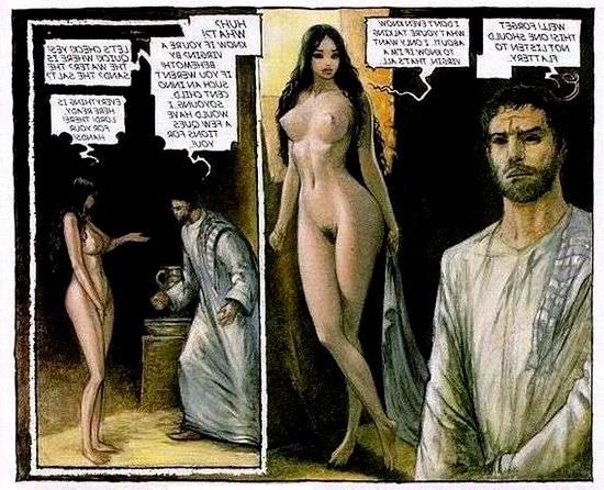 15P Forbidden adult comics about dirty sexual action