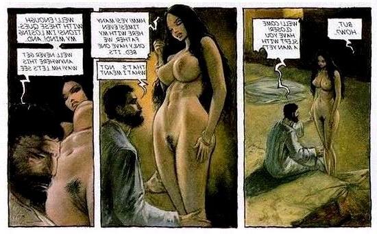 15P Forbidden adult comics about dirty sexual action