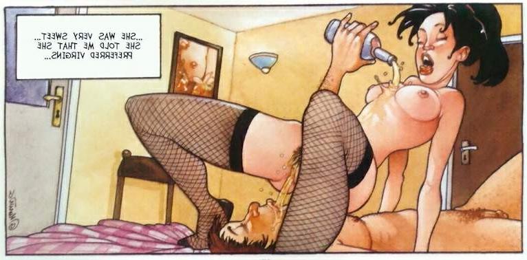 16P Funny erotic comics