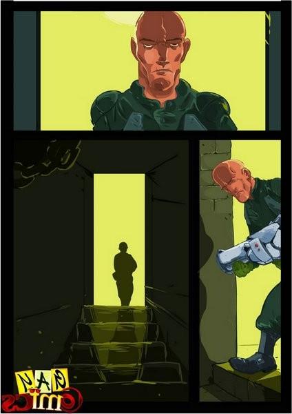 20P Obscene gay cartoon sex in army