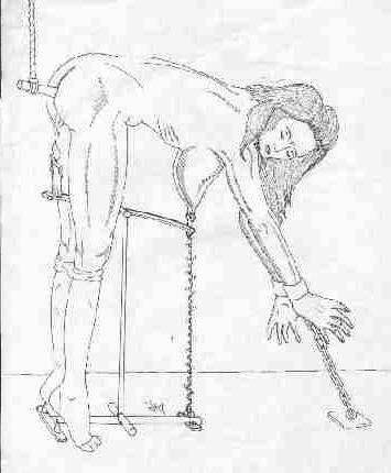 15P weird and awful bondage drawings