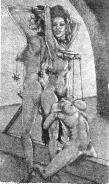 15P weird and awful bondage drawings