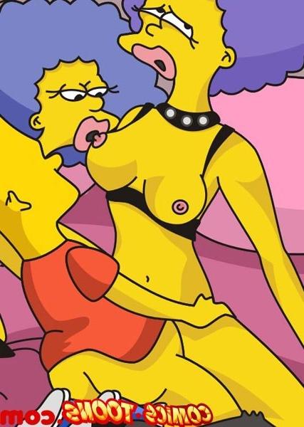 15P Raunchy cartoon porn about Simpsons