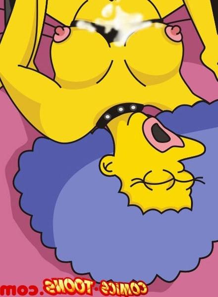 15P Raunchy cartoon porn about Simpsons