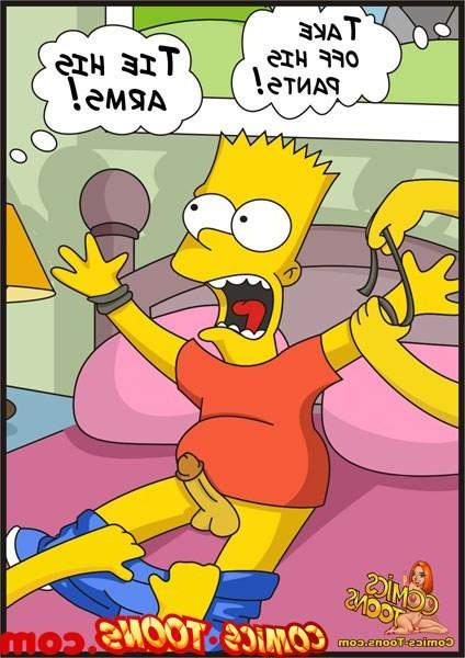15P Raunchy cartoon porn about Simpsons