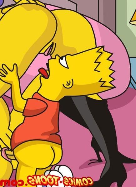 15P Raunchy cartoon porn about Simpsons