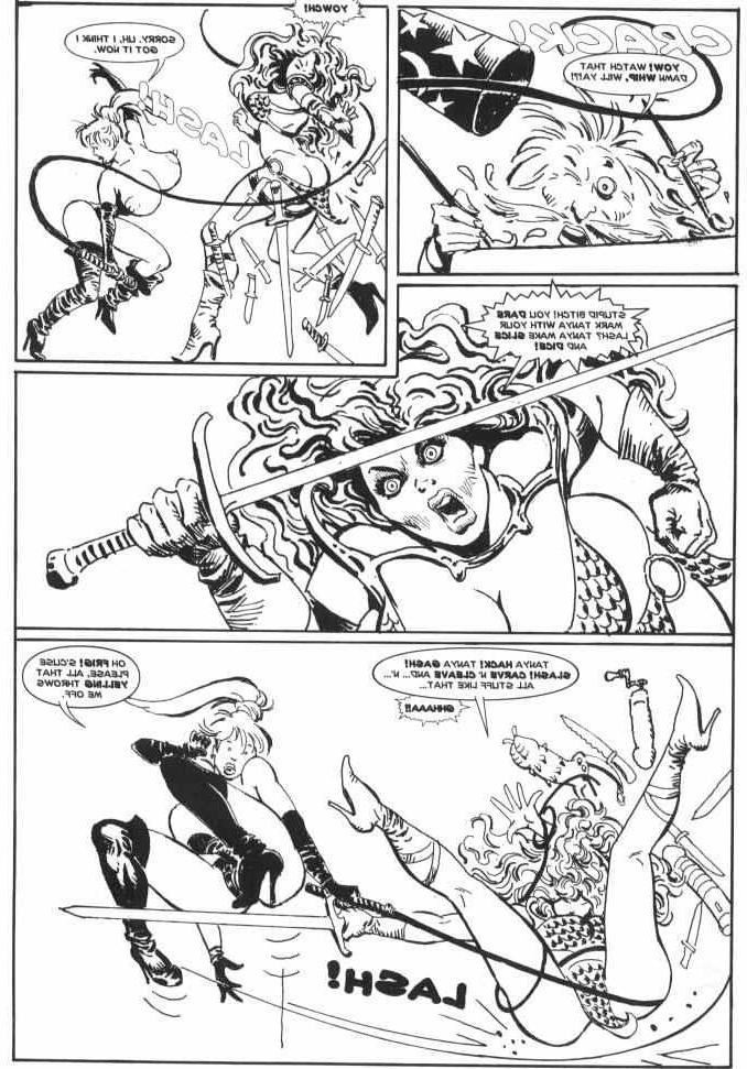 15P huge tits and wild bondage rope comic
