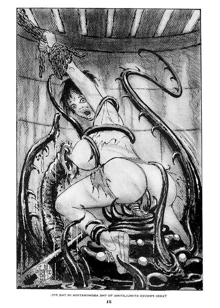 15P enormous breast bondage comic