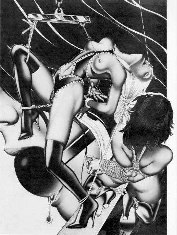 15P great fetish artists bondage drawings