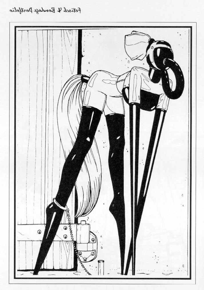 15P master fetish artist bondage drawings