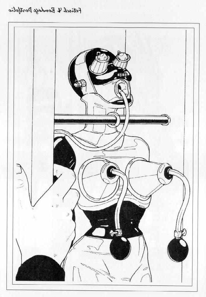 15P master fetish artist bondage drawings