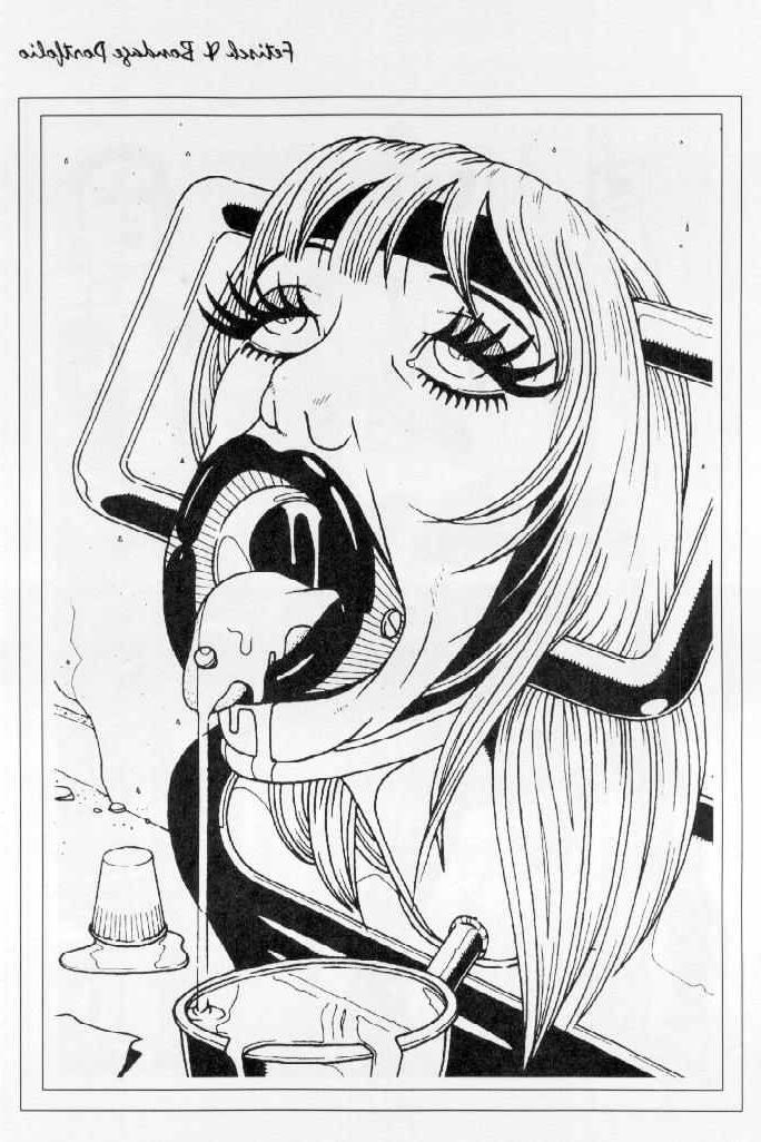 15P master fetish artist bondage drawings