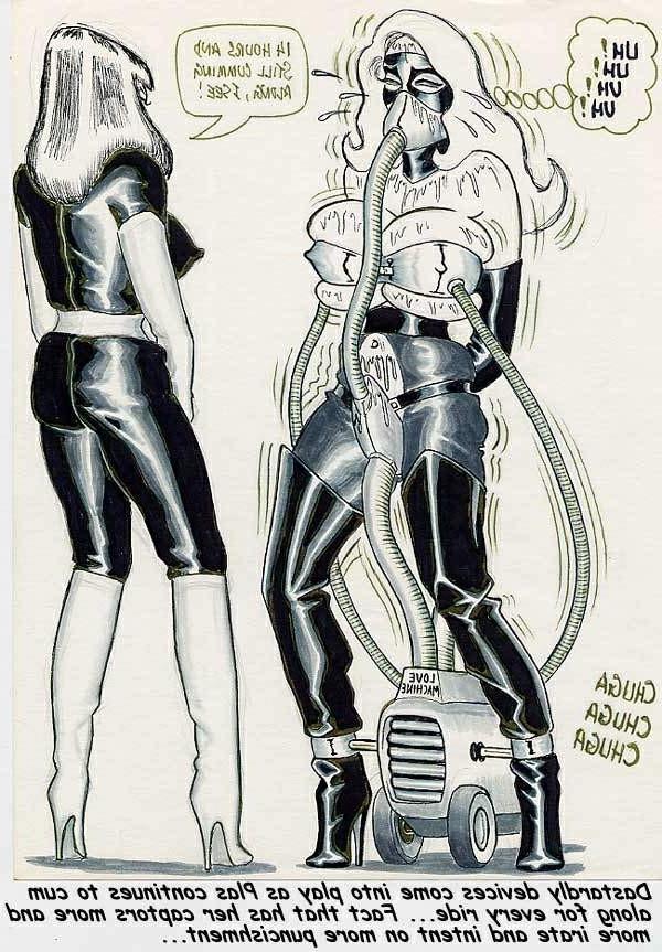 15P bizarre giant breast bondage comic