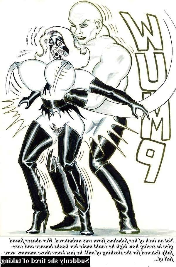 15P bizarre giant breast bondage comic
