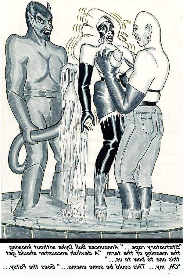 15P bizarre giant breast bondage comic