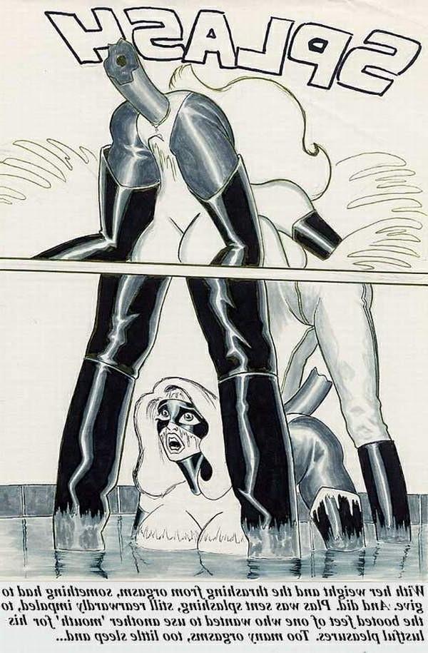 15P bizarre giant breast bondage comic