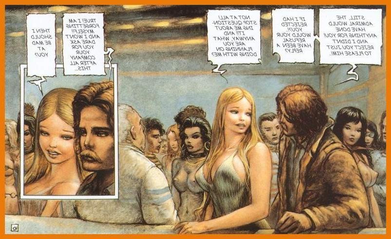 16P Science fiction porn comics novel