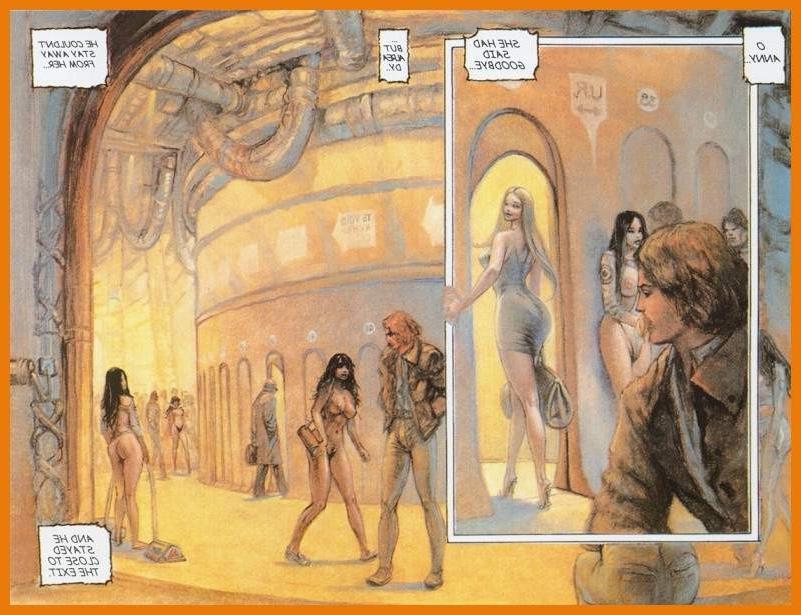 16P Science fiction porn comics novel