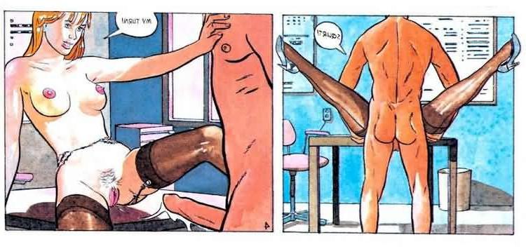 18P Hardcore comic adventures of sexy policewomen