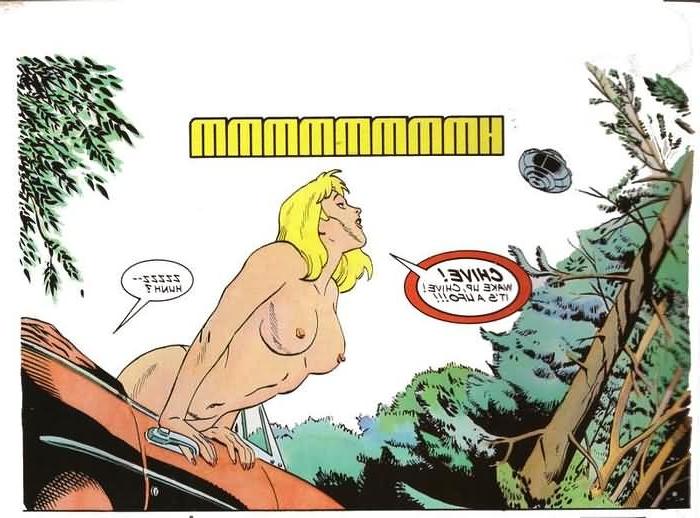 16P Erotic comic story of princess and aliens