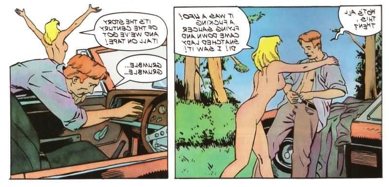 16P Erotic comic story of princess and aliens