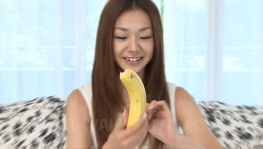 13P Serina Hayakawa Asian learns on fruits how to suck cock very well