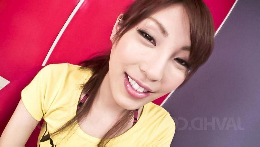 13P Kana Miura Asian sucks her figer and fellow hard dong with skill